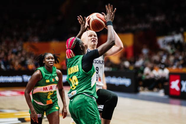 FIBA Women™s Basketball World Cup 2026: Deutschland vs. Mali, 07.09.2026 Emma Eichmeyer (Deutschland, 9) wirft; Basketball, FIBA Women™s Basketball World Cup 2026, Gruppenphase, Gruppe A, 3. Spieltag: Deutschland vs. Mali am 07.09.2026 in der Uber Arena, Berlin Copyright: xBEAUTIFULxSPORTS Tonhäuserx