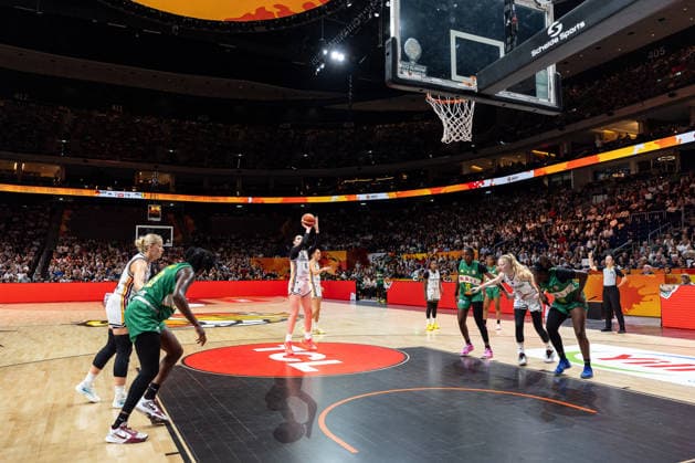 Luisa Geiselsoder (Deutschland, 15) beim Freiwurf, GER, Deutschland vs. Mali, Basketball, FIBA Women s World Cup 2026, Gruppenphase, Spieltag 3, 07.09.2026 GER, Deutschland vs. Mali, Basketball, FIBA Women s World Cup 2026, Gruppenphase, Spieltag 3, 07.09.2026 Berlin Copyright: xEibner-Pressefoto MaxxVincenx EP_MVN