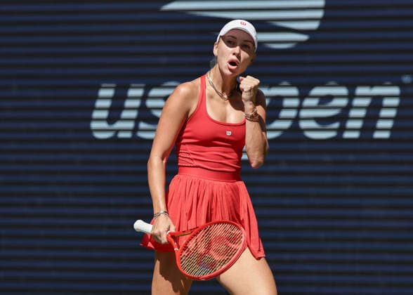 Anastasia Potapova (AUT), Damen Einzel, Ladies Singles US Open Championships, Billie Jean King National Tennis Center, Flushing Meadows, New York, USA ., Tennis - US Open 2026 - Grand Slam - Billie Jean King Tennis Center - New York - New York - USA - 7 September 2026. Copyright: xJuergenxHasenkopfx