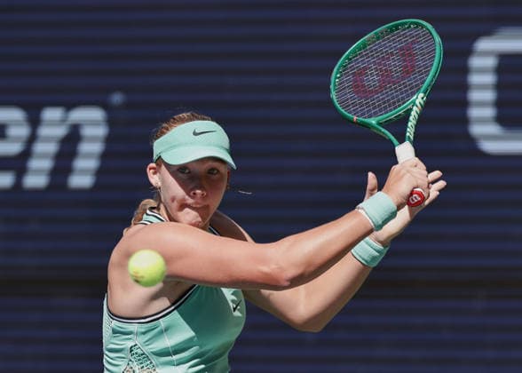 Mirra Andreeva, Damen Einzel, Ladies Singles, US Open Championships, Billie Jean King National Tennis Center, Flushing Meadows, New York, USA . Tennis - US Open 2026 - Grand Slam - Billie Jean King Tennis Center - New York - New York - USA - 7 September 2026. Copyright: xJuergenxHasenkopfx