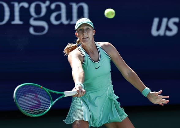 Mirra Andreeva, Damen Einzel, Ladies Singles, US Open Championships, Billie Jean King National Tennis Center, Flushing Meadows, New York, USA . Tennis - US Open 2026 - Grand Slam - Billie Jean King Tennis Center - New York - New York - USA - 7 September 2026. Copyright: xJuergenxHasenkopfx