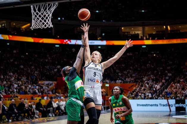 Basketball Berlin 07.09.2026 FIBA Women™s Basketball World Cup Germany 2026 Vorrunde Gruppe Deutschland (GER) - Mali (MLI) Emma Eichmeyer (Deutschland, No.09)