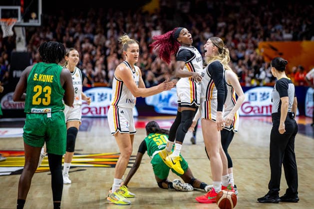Basketball Berlin 07.09.2026 FIBA Women™s Basketball World Cup Germany 2026 Vorrunde Gruppe Deutschland (GER) - Mali (MLI) Alexis Peterson-Smalls (Deutschland, No.01) Peterson Luisa Geiselsöder (Deutschland, No.15) Geiselsoder Leonie Fiebich (Deutschland, No.13)