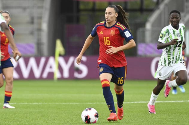 IPA88245681 - Rosalia Dominquez (ESP) during the FIFA U-20 Women s World Cup match between Spain and Nigeria in Sosnowiec, Poland, on September 7, 2026  Copyright: xMichalxDubiel IPAxSportx xx IPA88245681