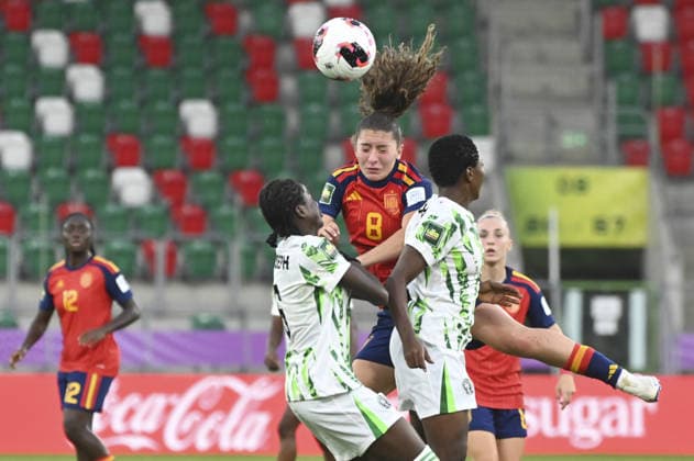 IPA88245642 - Elene Gurtubay (ESP) during the FIFA U-20 Women s World Cup match between Spain and Nigeria in Sosnowiec, Poland, on September 7, 2026  Copyright: xMichalxDubiel IPAxSportx xx IPA88245642