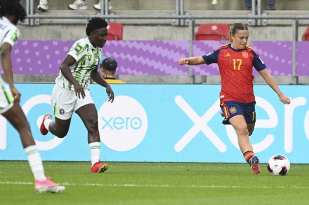 IPA88245706 - Carla Julia (ESP) during the FIFA U-20 Women s World Cup match between Spain and Nigeria in Sosnowiec, Poland, on September 7, 2026  Copyright: xMichalxDubiel IPAxSportx xx IPA88245706