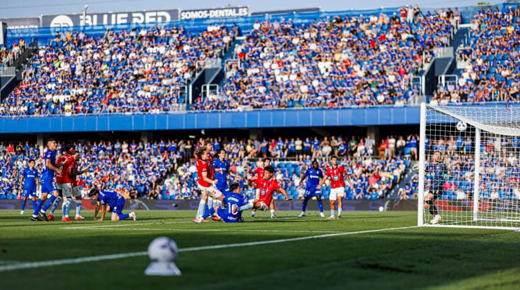 Getafe CF vs Real Club Celta de Vigo - LaLiga EA Sports - 07 09 2026 Martin Satriano of Getafe CF make a goal during the LaLiga EA Sports match between Getafe CF and Real Club Celta de Vigo at Coliseum Stadium on September 07, 2026 in Getafe, Spain. Getafe Spain Copyright: xPabloxGarciaxSacristan PGSxPhotoxAgencyx