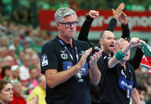 07.09.2026, xovx, Handball Opel Handball-Bundesliga, HSG Wetzlar - ThSV Eisenach Trainer Runar Sigtryggsson (HSG Wetzlar) Wetzlar Buderus Arena Hessen Deutschland (DE)