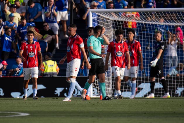Getafe v Celta de Vigo - La Liga EA Sports Iago Aspas after Martin Satriano goals of Celta de Vigo during La Liga EA Sports match between Getafe and Celta de Vigo at Estadio Coliseum on September 07, 2026 in Getafe, Madrid, Spain. Getafe Estadio Coliseum Madrid Spain Copyright: xAlejandroxMatiasxAcostax