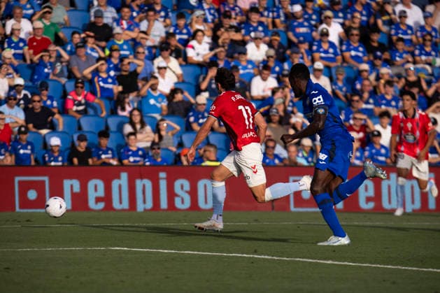 Getafe v Celta de Vigo - La Liga EA Sports Pablo Duran of Celta de Vigo during La Liga EA Sports match between Getafe and Celta de Vigo at Estadio Coliseum on September 07, 2026 in Getafe, Madrid, Spain. Getafe Estadio Coliseum Madrid Spain Copyright: xAlejandroxMatiasxAcostax