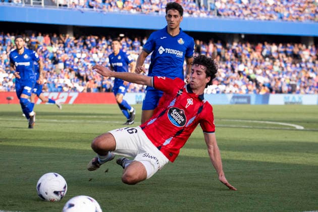 Getafe v Celta de Vigo - La Liga EA Sports Hugo Gonzalez of Celta de Vigo during La Liga EA Sports match between Getafe and Celta de Vigo at Estadio Coliseum on September 07, 2026 in Getafe, Madrid, Spain. Getafe Estadio Coliseum Madrid Spain Copyright: xAlejandroxMatiasxAcostax