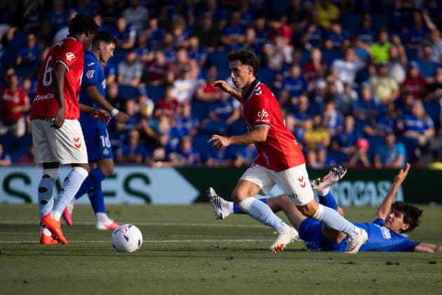 Getafe v Celta de Vigo - La Liga EA Sports Pablo Duran of Celta de Vigo during La Liga EA Sports match between Getafe and Celta de Vigo at Estadio Coliseum on September 07, 2026 in Getafe, Madrid, Spain. Getafe Estadio Coliseum Madrid Spain Copyright: xAlejandroxMatiasxAcostax