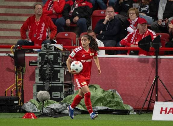Fußball, Frauen, Saison 2026 2027, Google Pixel Frauen-Bundesliga (3. Spieltag), 1. FC Union Berlin - Eintracht Frankfurt, Judit Pujols (1. Frauen 1. FC Union), 07.09.2026, *** Soccer, Women, 2026–2027 Season, Google Pixel Women s Bundesliga Matchday 3, 1. FC Union Berlin vs. Eintracht Frankfurt, Judit Pujols (1. FC Union Women), September 7, 2026, Copyright: xMatthiasxKochx
