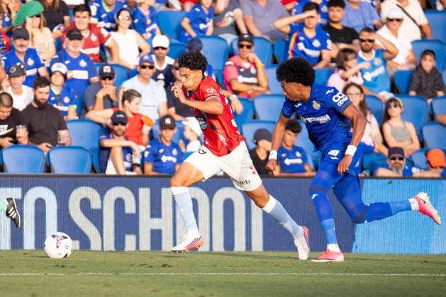 Getafe v Celta de Vigo - La Liga EA Sports Jones El-Abdellaoui of Celta de Vigo during La Liga EA Sports match between Getafe and Celta de Vigo at Estadio Coliseum on September 07, 2026 in Getafe, Madrid, Spain. Getafe Estadio Coliseum Madrid Spain Copyright: xAlejandroxMatiasxAcostax