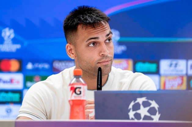September 7, 2026, Madrid, Madrid, Spain: Lautaro Martinez of Inter Milan attend his press conference, PK, Pressekonferenz ahead the UEFA Champions League football match against Real Madrid at Santiago Bernabeu Stadium on September 07, 2026, in Madrid, Spain. Inter Milan Press Conference - UEFA Champions League  - ZUMAa181 20260907_zaa_a181_173 Copyright: xAngelxPerezxMecax