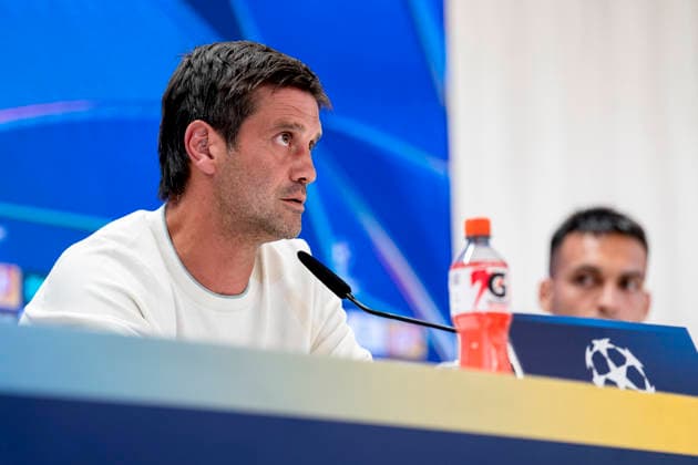 September 7, 2026, Madrid, Madrid, Spain: Cristian Chivu, head coach of Inter Milan, attends his press conference, PK, Pressekonferenz ahead the UEFA Champions League football match against Real Madrid at Santiago Bernabeu Stadium on September 07, 2026, in Madrid, Spain. Inter Milan Press Conference - UEFA Champions League - ZUMAa181 20260907_zaa_a181_174 Copyright: xAngelxPerezxMecax