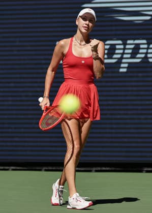 Mirra Andreeva, US Open Championships, Billie Jean King National Tennis Center, Flushing Meadows, New York, USA ., Anastasia Potapova (AUT), Damen Einzel, Ladies Singles, Tennis - US Open 2026 - Grand Slam - Billie Jean King Tennis Center - New York - New York - USA - 7 September 2026. Copyright: xJuergenxHasenkopfx