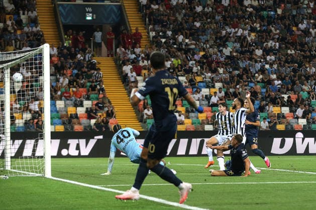 Ar Udine 07 09 2026 - campionato di calcio serie A Udinese-Lazio foto Andrea Rigano Image nella foto: gol Davide Frattesi 