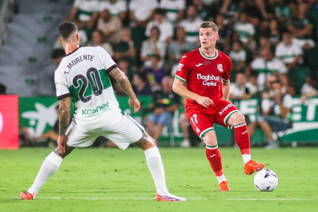 ESP: LaLiga EA Sports Elche CF v Real Sociedad Sergio Gomez of Real Sociedad during LaLiga EA Sports match between Elche CF v Real Sociedad played at Martinez Valero Stadium, Elche on September 7 2026 in Spain Spain Soccer Copyright: xAgenciaxLOFx