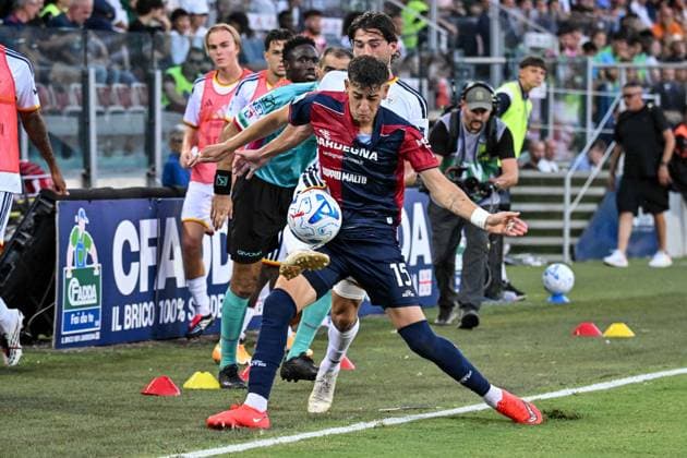 SOCCER - Serie A - Cagliari Calcio vs. US Lecce Photo by IPA ABACAPRESS.COM88249554 - Juan Rodriguez of Cagliari Calcio during the Cagliari Calcio vs. US Lecce Italian Serie A soccer match in Cagliari, Italy, on September 7, 2026 Cagliari Italy  Copyright: xIPAxSport ABACAx