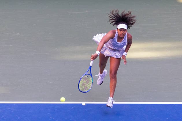 September 7, 2026: Naomi Osaka (JPN) in action against Elena Rybakina (KAZ) during their Round 4 match at the US Open on September 7, 2026, held at the USTA Billie Jean King National Tennis Center in New York City. CSM New York City USA - ZUMAc04_ 20260907_zma_c04_099 Copyright: xBerniexHaleyx
