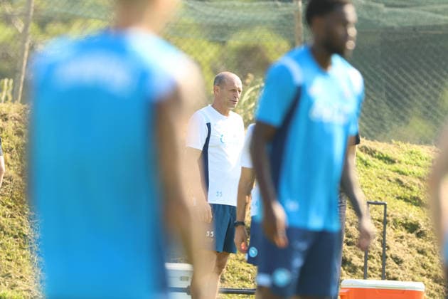 September 8, 2026, Castel Volturno, Napoli, Italy: Massimiliano Allegri coach of Napoli during a training session head of the UEFA Champions League 2026 27 at Napoli training center on September 8 , 2026 in Castel Volturno, Italy SSC Napoli Training Session And press conference, PK, Pressekonferenz - UEFA Champions League 2025 26 League Phase MD1.  - ZUMAl131 20260908_zsp_l131_009 Copyright: xCiroxDexLucax