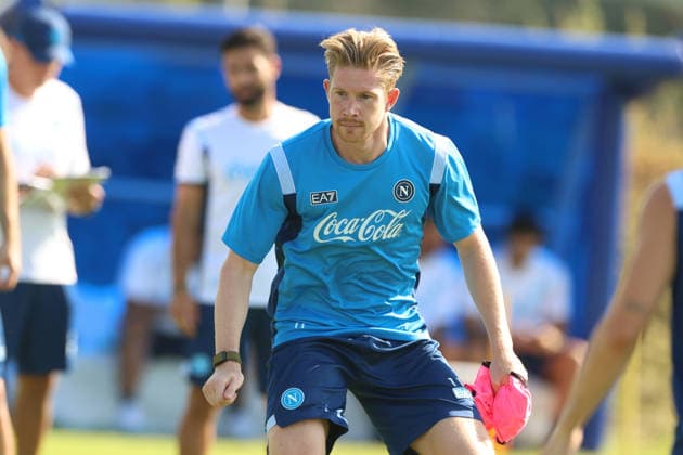 September 8, 2026, Castel Volturno, Napoli, Italy: Kevin De Bruyne of Napoli during a training session head of the UEFA Champions League 2026 27 at Napoli training center on September 8 , 2026 in Castel Volturno, Italy SSC Napoli Training Session And press conference, PK, Pressekonferenz - UEFA Champions League 2025 26 League Phase MD1.  - ZUMAl131 20260908_zsp_l131_012 Copyright: xCiroxDexLucax