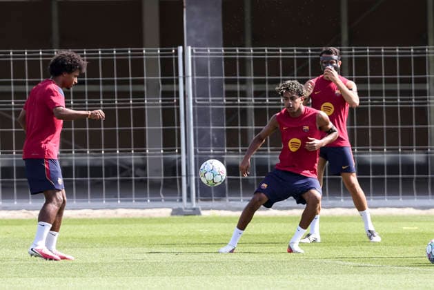 September 8, 2026, Sant Joan Despi, Barcelona, Spain: Lamine Yamal during the training day of FC Barcelona, Barca ahead UEFA Champions League 2026 27, football match against Feyenoord at Ciutat Esportiva Joan Gamper on September 08, 2026 in Sant Joan Despi, Barcelona, Spain. FC Barcelona Training And press conference, PK, Pressekonferenz - UEFA Champions League 2026 27 - ZUMAa181 20260908_zaa_a181_016 Copyright: xJavierxBorregox
