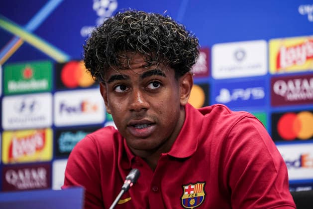 September 8, 2026, Sant Joan Despi, Barcelona, Spain: Lamine Yamal of FC Barcelona, Barca attends his press conference, PK, Pressekonferenz during the training day of FC Barcelona ahead the UEFA Champions League 2026 27, football match against Feyenoord at Ciudad Esportiva Joan Gamper on September 08, 2026 in Sant Joan Despi, Barcelona, Spain. FC Barcelona Training And Press Conference - UEFA Champions League 2026 27 - ZUMAa181 20260908_zaa_a181_056 Copyright: xJavierxBorregox