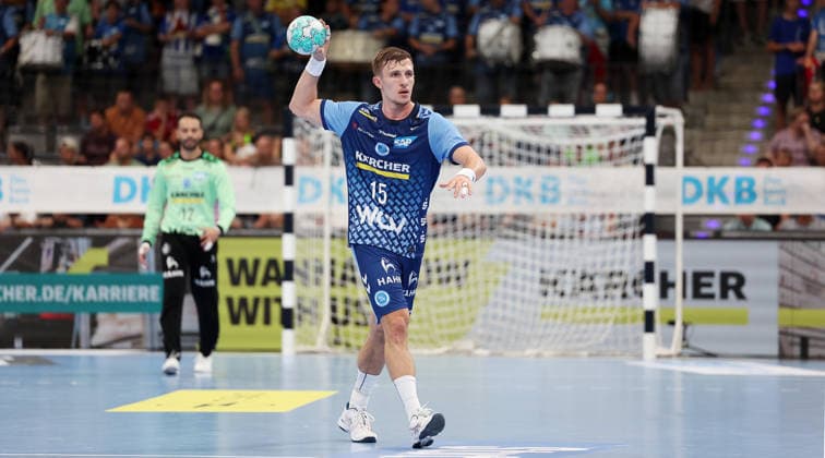 2026.09.06, Deutschland, Stuttgart, Handball TVB Stuttgart vs. Füchse Berlin, Simone Mengon (TVB)