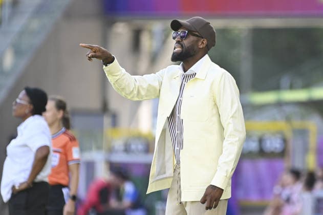 IPA88273442 - Ouzerou Abdoulaye, head coach of Benin during the FIFA U-20 Women s World Cup match between Benin and Argentina in Katowice, Poland, on September 8, 2026  Copyright: xMichalxDubiel IPAxSportx xx IPA88273442
