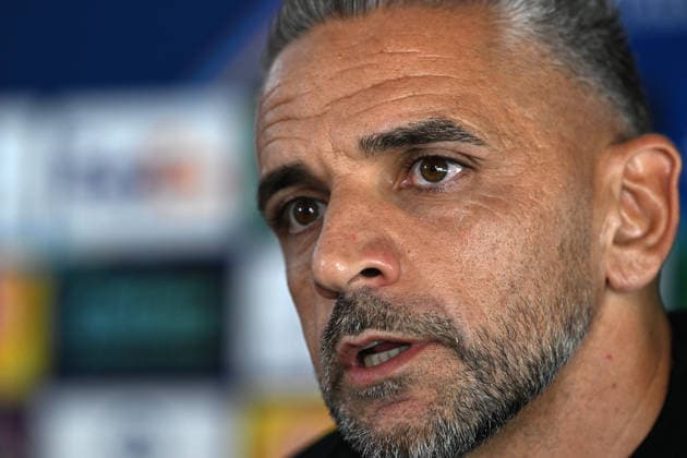 Ahead of Sporting CP - Galatasaray UEFA Champions League LISBON, PORTUGAL - SEPTEMBER 8: Sporting head coach Rui Borges and player Rui Silva answer questions during a press conference, PK, Pressekonferenz at Jose Alvalade Stadium ahead of the UEFA Champions League opening-week match between Sporting and Galatasaray in Lisbon, Portugal, on September 8, 2026. Burak Akbulut Anadolu Lizbon Portugal. Editorial use only. Please get in touch for any other usage.  Copyright: x2026xAnadoluxBurakxAkbulutx
