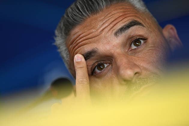 Ahead of Sporting CP - Galatasaray UEFA Champions League LISBON, PORTUGAL - SEPTEMBER 8: Sporting head coach Rui Borges and player Rui Silva (not seen) answer questions during a press conference, PK, Pressekonferenz at Jose Alvalade Stadium ahead of the UEFA Champions League opening-week match between Sporting and Galatasaray in Lisbon, Portugal, on September 8, 2026. Burak Akbulut Anadolu Lizbon Portugal. Editorial use only. Please get in touch for any other usage.  Copyright: x2026xAnadoluxBurakxAkbulutx