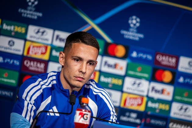 PARIS - SLOVAN BRATISLAVA press conference, PK, Pressekonferenz Svetozar Markovic of Slovan during the press conference ahead of the matchday 1 of League phase round of UEFA Champions league football match between Paris Saint Germain and SK Slovan Bratislava at Parc des Princes. Paris, France, September 08, 2026. Copyright: xx 080A1816