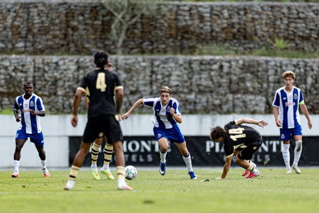 September 8, 2026, Porto, Porto, Portugal: Porto, Portugal - SEPTEMBER 08: Hjalte Froholdt of fc Porto in action during the UEFA Youth League 2026 27 League match between Fc Porto and Manchester City at Centro de Treinos e FormaoÂßao Desportiva Jorge Costa on September 08, 2026 in Porto, Portugal. Porto Portugal - ZUMAe141 20260908_zsp_e141_006 Copyright: xLuisxEirasx
