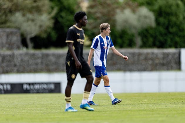 September 8, 2026, Porto, Porto, Portugal: Porto, Portugal - SEPTEMBER 08: Hjalte Froholdt of fc Porto in action during the UEFA Youth League 2026 27 League match between Fc Porto and Manchester City at Centro de Treinos e FormaoÂßao Desportiva Jorge Costa on September 08, 2026 in Porto, Portugal. Porto Portugal - ZUMAe141 20260908_zsp_e141_008 Copyright: xLuisxEirasx