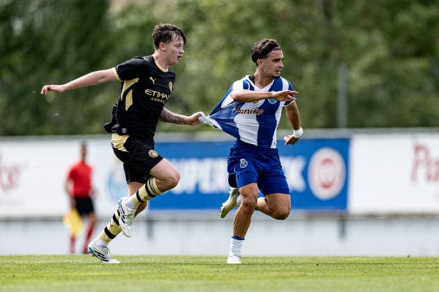 September 8, 2026, Porto, Porto, Portugal: Porto, Portugal - SEPTEMBER 08: Mateus Mide of fc porto in action during the UEFA Youth League 2026 27 League match between Fc Porto and Manchester City at Centro de Treinos e FormaoÂßao Desportiva Jorge Costa on September 08, 2026 in Porto, Portugal. Youth League - Fc Porto X Manchester City  - ZUMAe141 20260908_zsp_e141_004 Copyright: xLuisxEirasx