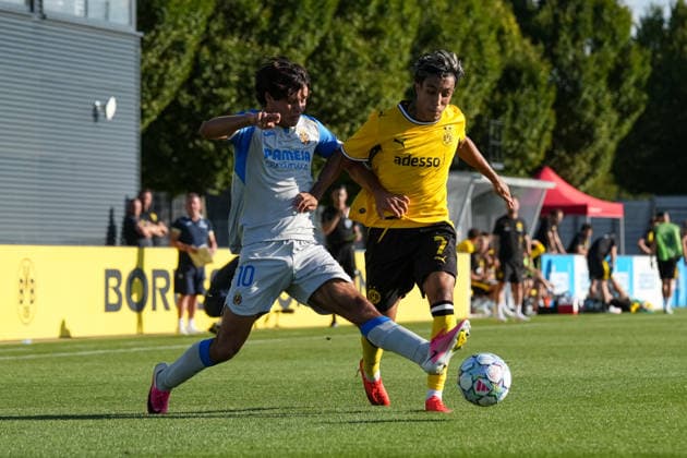 Dienstag, 08.09.2026 Saison 2026 2027 1. Spieltag UEFA Youth League im BVB Fußballpark Hohenbuschei, Dortmund, Germany. BV Borussia Dortmund U19 - FC Villarreal U19. Fadi Zarqelain (BVB)