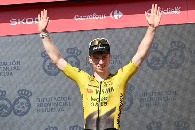 08-09-2026 Vuelta A Espana; Tappa 16 Cortegana - La Rabida; 2026, Visma - Lease A Bike; Brennan, James Matthew; La Rabida; 