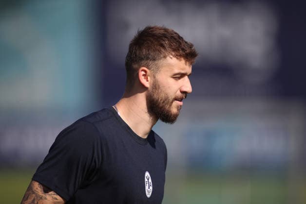 Fussball, Herren, Regionalliga Bayern, Saison 2026 2027, TSV 1860 München, Training Grünwalder Strasse 114, Trainingsgelände Eric Uhlmann (TSV 1860 München) Kopf, Oberkörper,seitlich im Profil