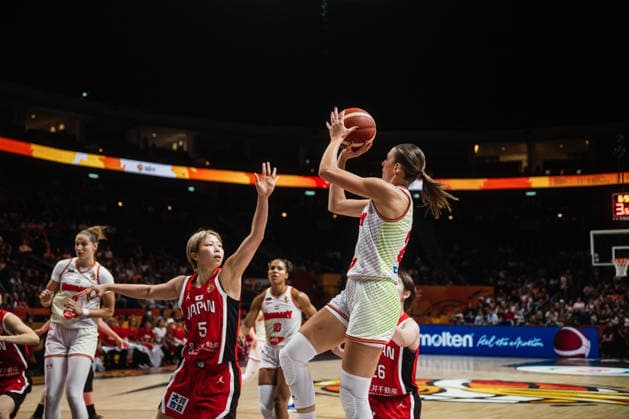 FIBA Women™s Basketball World Cup 2026: Ungarn vs. Japan, 08.09.2026 RÃ ka Lelik (Ungarn, 21) wirft; Basketball, FIBA Women™s Basketball World Cup 2026, Final Phase, Qualifikation fürs Viertelfinale: Ungarn vs. Japan am 08.09.2026 in der Uber Arena, Berlin Copyright: xBEAUTIFULxSPORTS Tonhäuserx
