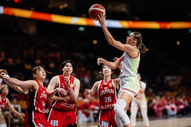 FIBA Women™s Basketball World Cup 2026: Ungarn vs. Japan, 08.09.2026 Ãgnes Török (Ungarn, 13) wirft; Basketball, FIBA Women™s Basketball World Cup 2026, Final Phase, Qualifikation fürs Viertelfinale: Ungarn vs. Japan am 08.09.2026 in der Uber Arena, Berlin Copyright: xBEAUTIFULxSPORTS Tonhäuserx