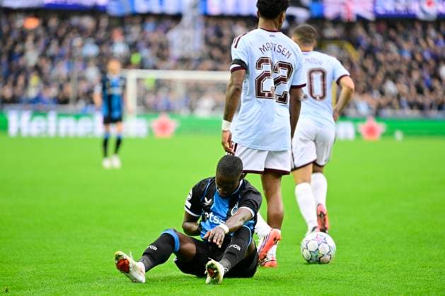 Club Brugge v Aston Villa - UEFA Champions League BRUGGE, BELGIUM - SEPTEMBER 08 : Forbs Carlos forward of Club Brugge during the UEFA Champions League 2026 27 League Phase MD1 match between Club Brugge and Aston Villa on September 8, 2026 in Brugge, Belgium, 08 09 2026 Brugge Belgium  Copyright: xJanxDexMeuleneirx
