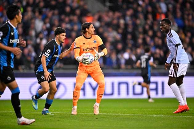 Club Brugge v Aston Villa - UEFA Champions League BRUGGE, BELGIUM - SEPTEMBER 08 : Sommer Yann goalkeeper of Club Brugge during the UEFA Champions League 2026 27 League Phase MD1 match between Club Brugge and Aston Villa on September 8, 2026 in Brugge, Belgium, 08 09 2026 Brugge Belgium  Copyright: xTomasxSiskx