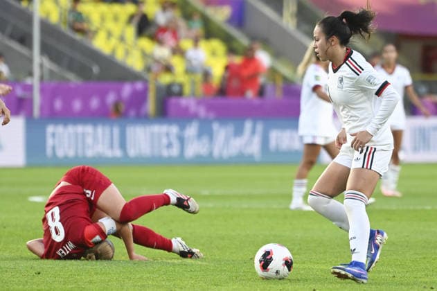 IPA88279022 - Zuzanna Witek (POL) and Alexa Soto (MEX) during the FIFA U-20 Women s World Cup match between Poland and Mexico in Katowice, Poland, on September 8, 2026  Copyright: xMichalxDubiel IPAxSportx xx IPA88279022