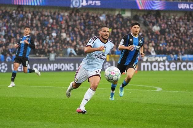 Emiliano Buendia of Aston Villa Club Brugge v Aston Villa, UEFA Champions League, League Stage, Football, Jan Breydel Stadium, Brugge, Belgium - 08 Sep 2026Brugge Jan Breydel Stadium Belgium  Copyright: xDavexWInter Shutterstockx 17139355ai
