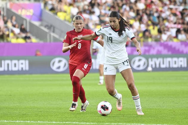 IPA88279244 - Zuzanna Witek (POL) and Montserrat Saldivar (MEX) during the FIFA U-20 Women s World Cup match between Poland and Mexico, Katowice, Poland, on September 8, 2026  Copyright: xMichalxDubiel IPAxSportx xx IPA88279244