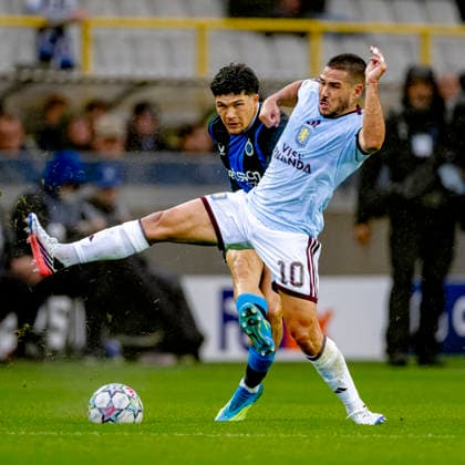 BRUGGE - during the UEFA Champions League match between Club Brugge and Aston Villa at Jan Breydelstadion on 8 September 2026 in Brugge, Belgie. (Photo by DeFodi Images) -