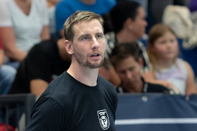 Vincent van Sliedregt (Bayreuth, Head-Coach), Syntainics MBC vs. Medikamente per Klick Bayreuth, Testspiel, Saisonvorbereitung, Basketball, Bundesliga, 2. Bundesliga, Männer, Saison 2026 27, 08.09.2026. Weißenfels Stadthalle Sachsen-Anhalt Deutschland