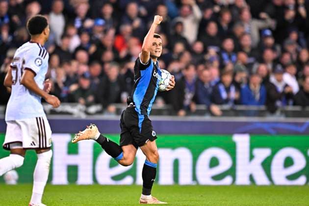 Club Brugge v Aston Villa - UEFA Champions League BRUGGE, BELGIUM - SEPTEMBER 08 : Tresoldi Nicolo forward of Club Brugge during the UEFA Champions League 2026 27 League Phase MD1 match between Club Brugge and Aston Villa on September 8, 2026 in Brugge, Belgium, 08 09 2026 Brugge Belgium  Copyright: xTomasxSiskx